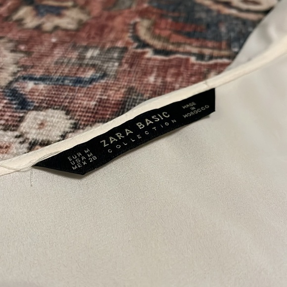 Zara Cream Ruffle Blouse - Picture 2 of 5